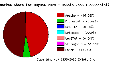 September 1st, 2024 Market Share Pie Chart