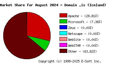 September 1st, 2024 Market Share Pie Chart