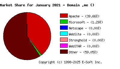 February 1st, 2021 Market Share Pie Chart