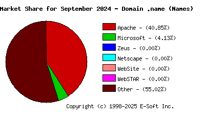 October 1st, 2024 Market Share Pie Chart