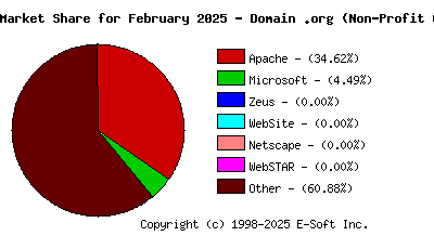 March 1st, 2025 Market Share Pie Chart