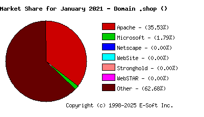 February 1st, 2021 Market Share Pie Chart