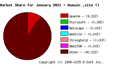 February 1st, 2021 Market Share Pie Chart