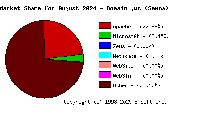 September 1st, 2024 Market Share Pie Chart