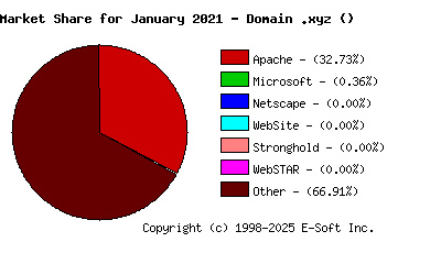 February 1st, 2021 Market Share Pie Chart