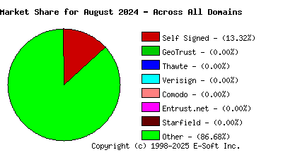 September 1st 2024 CA Market Share Pie Chart